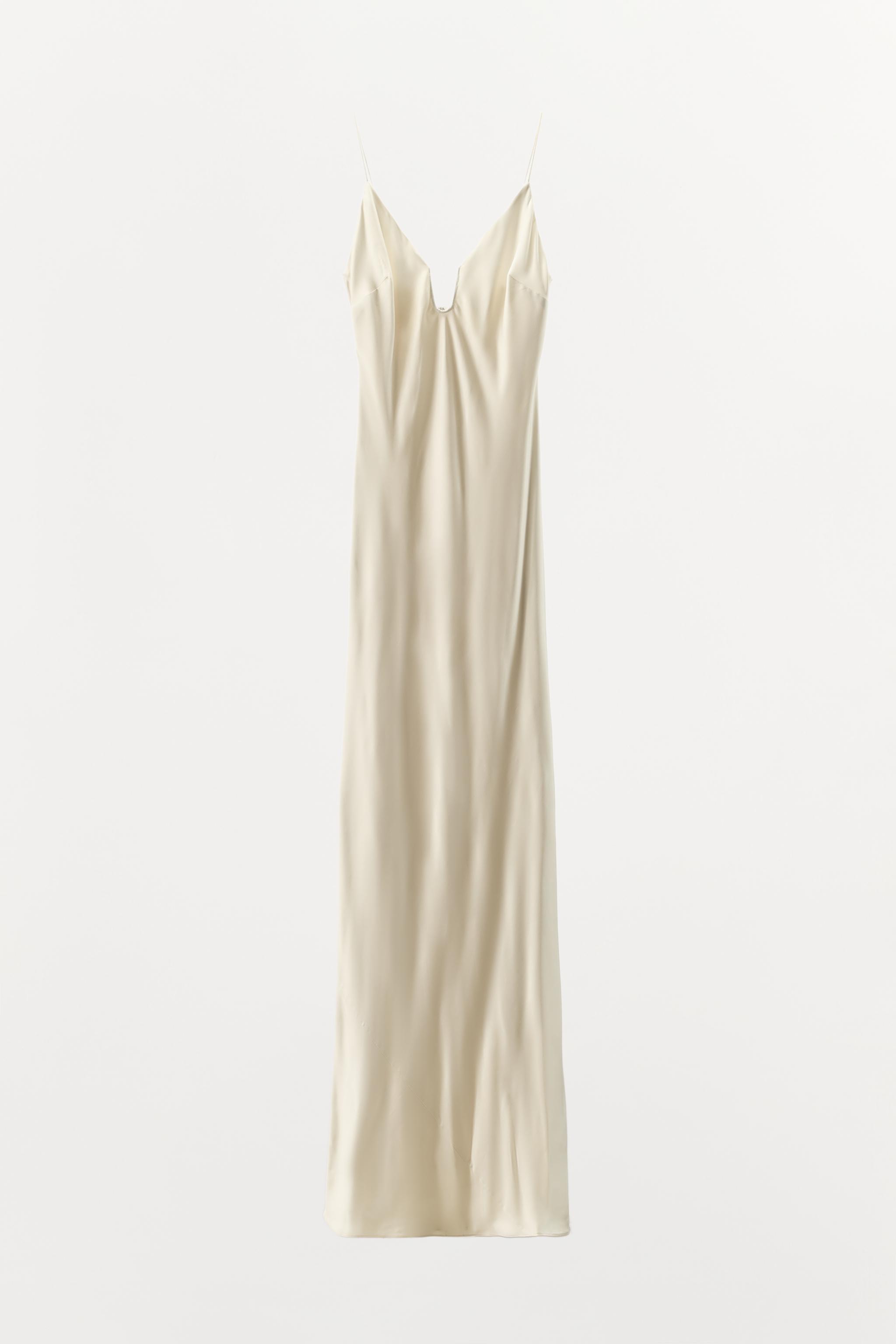 100% VISCOSE LONG DRESS